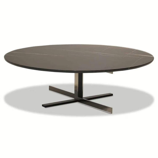 Minotti Catlin salontafel – Sahara marmer, 110 cm – foto 1