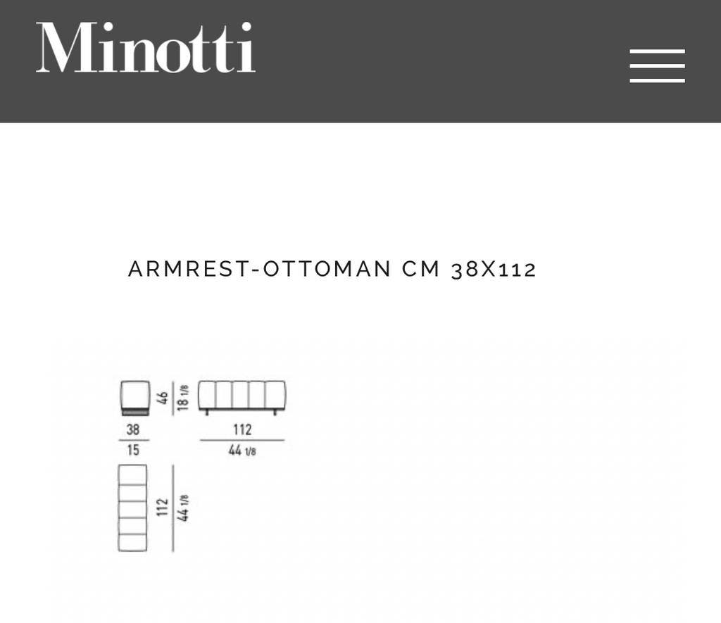 Minotti Freeman modulaire hoekbank – stof categorie G – foto 12
