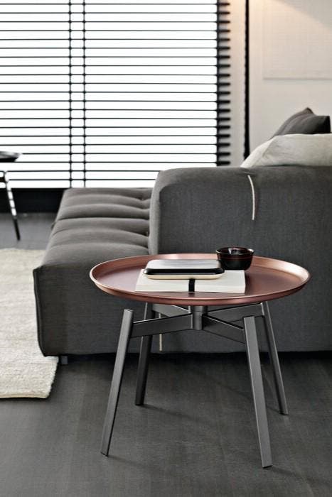 B&B Italia Husk bijzettafel – koperkleurig – foto 5