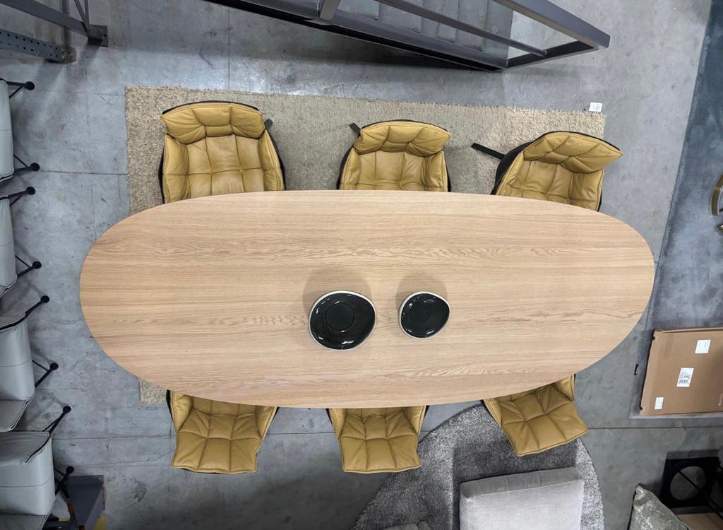 B&B Italia Husk draaibare eetkamerstoel – leer – foto 5