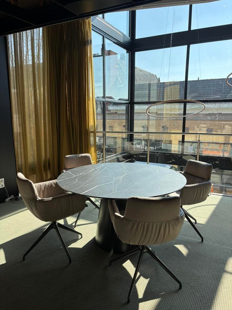 Metaform Split ronde eettafel – keramiek, 140 cm – foto 2