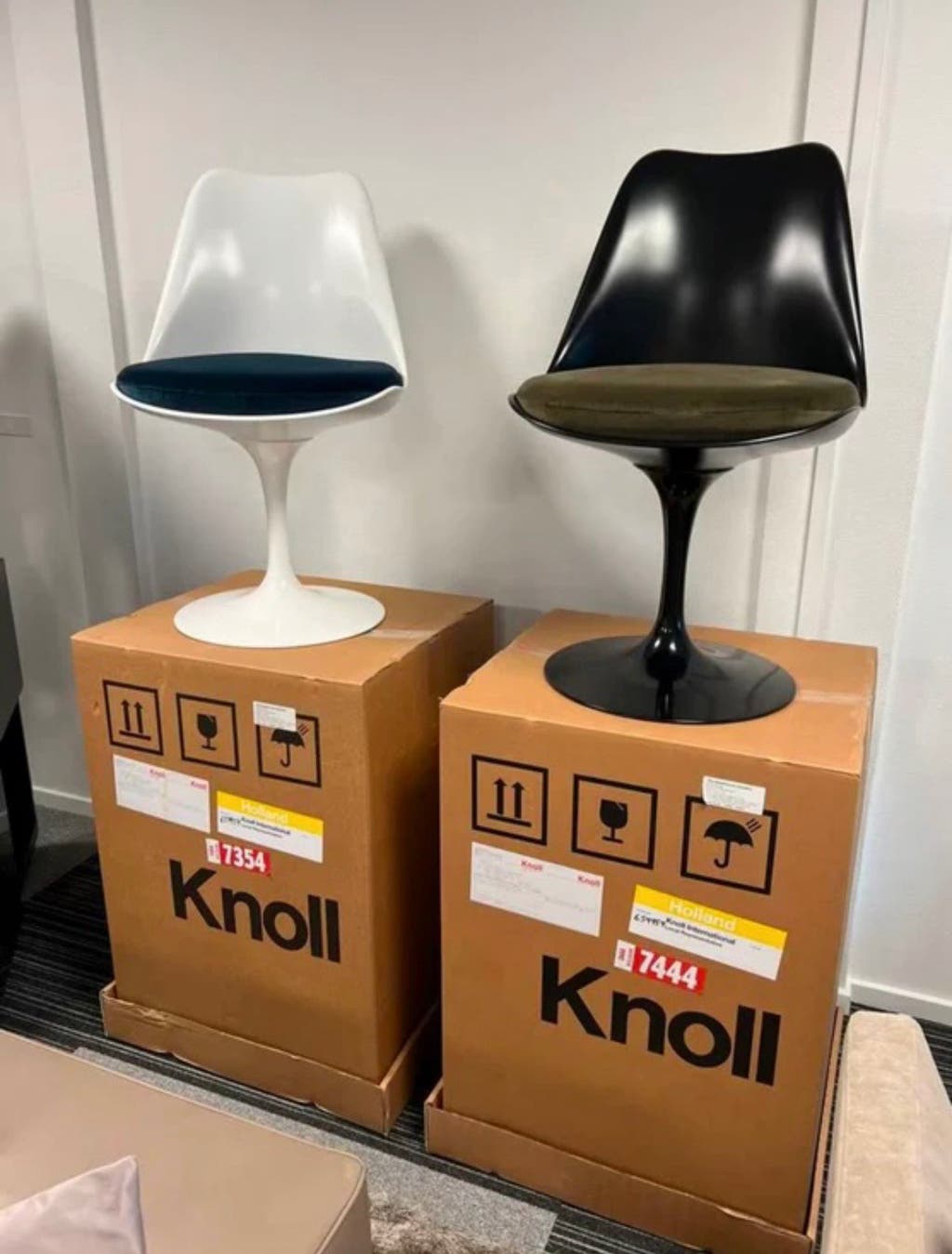 Knoll Saarinen Tulip eetkamerstoelen – zes stuks – foto 7