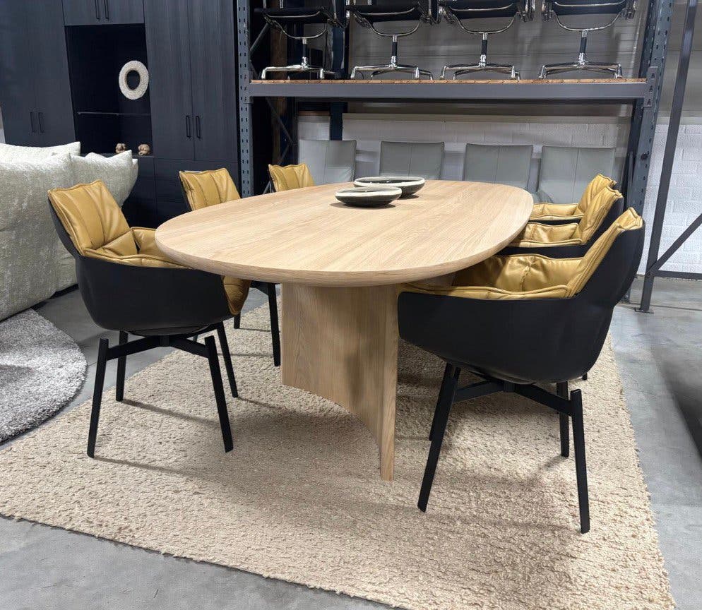 B&B Italia Husk draaibare eetkamerstoel – leer – foto 1