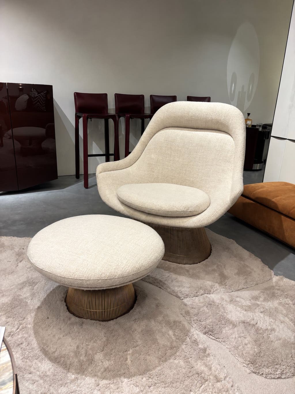 Knoll Warren Platner fauteuil – 18-karaats goudafwerking – foto 1