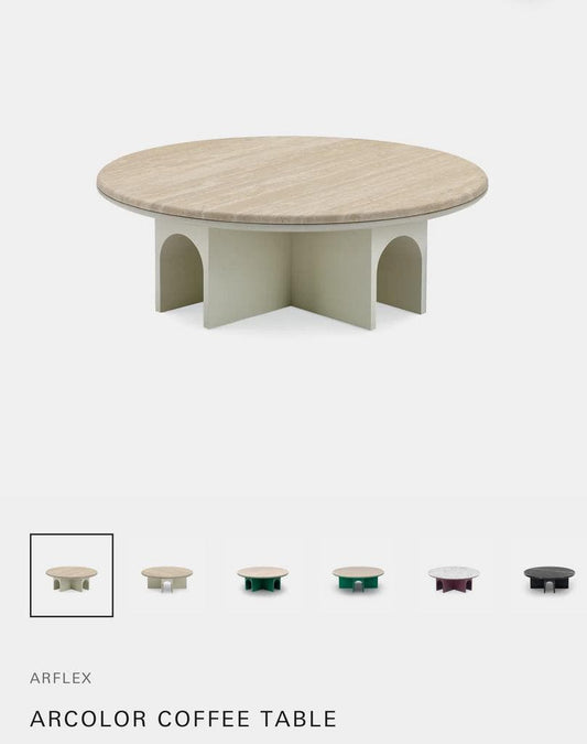 Arflex Arcolor tafel – travertin, 100 cm – foto 2