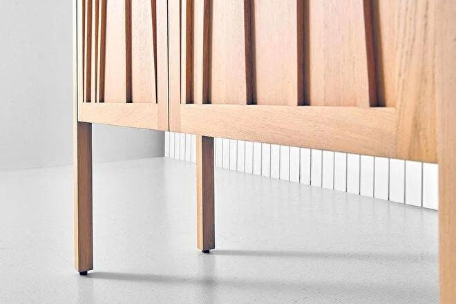 Enzo Luca designkast – massief eiken – foto 2