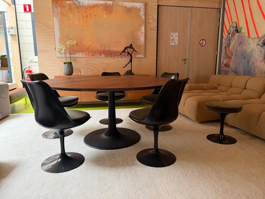 Knoll Saarinen Tulip eetkamerstoelen – zes stuks – foto 2
