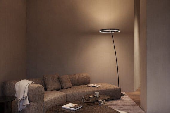 Occhio Mito Raggio vloerlamp – brons, 60 cm – foto 1