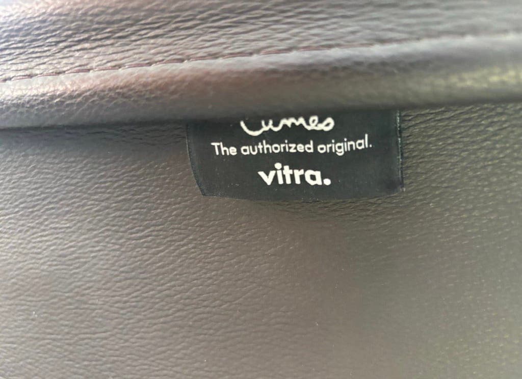 Vitra EA 119 bureaustoel – donkerbruin premium leer – foto 3