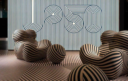 B&B Italia UP50 Mama fauteuil – jubileumuitvoering beige/groen – foto 3