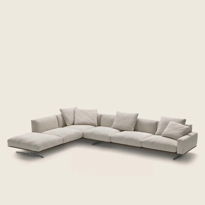 Flexform Softdream hoekbank – Ermo Olive, stof categorie Extra – foto 1