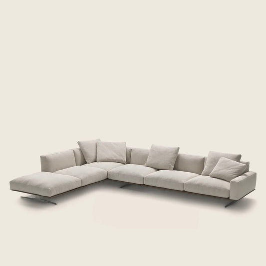 Flexform Softdream hoekbank – Ermo Olive, stof categorie Extra – foto 1